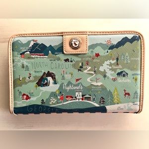 Spartina 449 North Carolina Wallet Blue Ridge Mountains